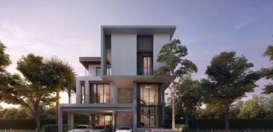 บ้านเดี่ยว 3 ชั้น สุดหรู มบ.บ้านกลางเมือง คลาสเซ่