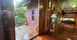 บ้านเดี่ยว ติดริมน้ำนครนายก บ้านไม้ทั้งหลัง สภาพสวย บรรยากาศดีมากกกก