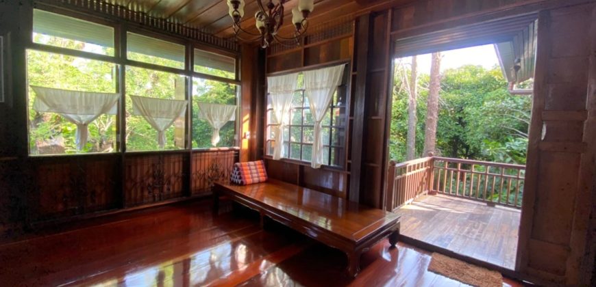 บ้านเดี่ยว ติดริมน้ำนครนายก บ้านไม้ทั้งหลัง สภาพสวย บรรยากาศดีมากกกก