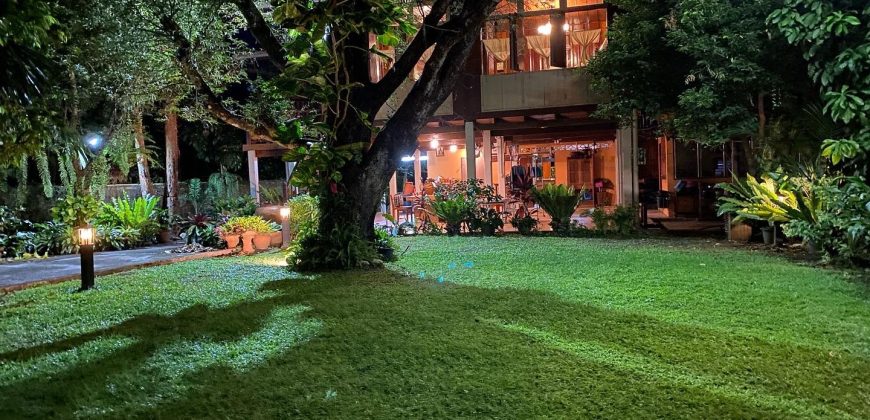 บ้านเดี่ยว ติดริมน้ำนครนายก บ้านไม้ทั้งหลัง สภาพสวย บรรยากาศดีมากกกก