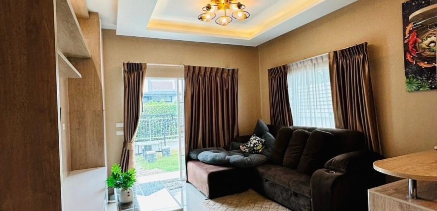 บ้านเดี่ยว หมู่บ้านแลนซีโอ คริป ปิ่นเกล้า-พระราม 5 แถมแอร์ ทั้งหลัง