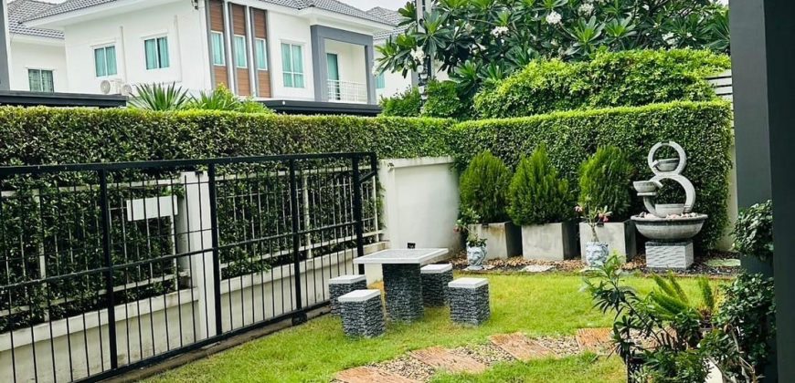 บ้านเดี่ยว หมู่บ้านแลนซีโอ คริป ปิ่นเกล้า-พระราม 5 แถมแอร์ ทั้งหลัง