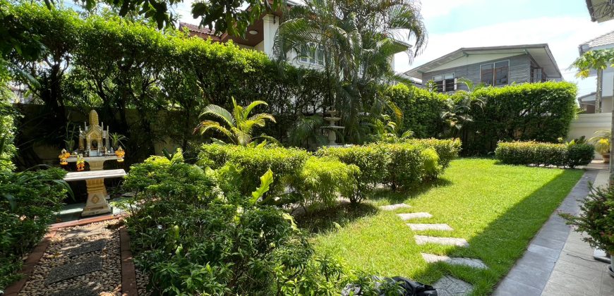 บ้านเดี่ยว ซอยนนทบุรี42 ตกแต่งใหม่ มีสวนร่มรื่น ทำเลดี ย่านสนามบินน้ำ
