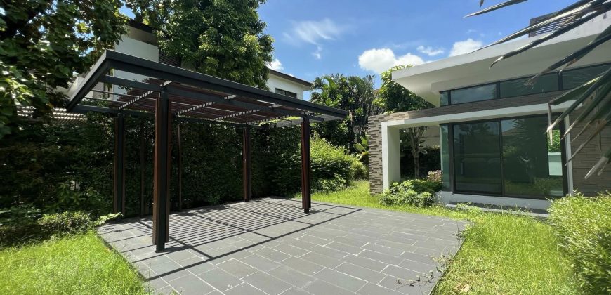 บ้านเดี่ยว นันทวัน ปิ่นเกล้า-ราชพฤกษ์ โซนใหม่ บ้านใหม่ ยังไม่เคยเข้าพักอาศัย วิวสวน