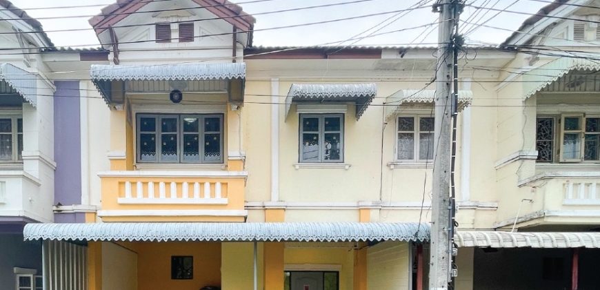 ทาวน์เฮ้าส์ ปิยวรารมย์ 1 นนทบุรี ราคาถูกสุดในโซนบางบัวทอง ทำเลดี บ้านต้นซอย