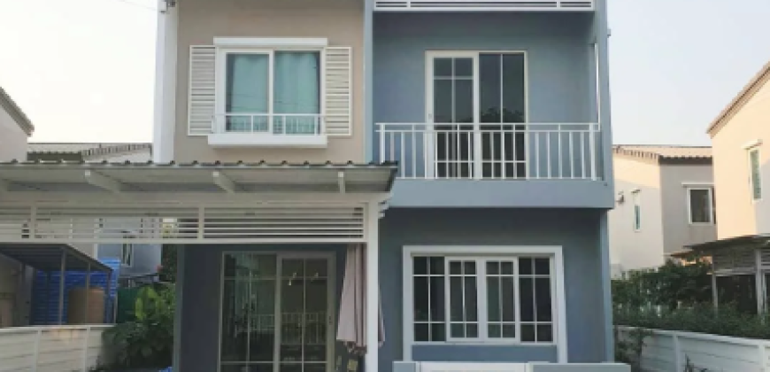 บ้านเดี่ยว เดอะ วิลเลจ คอทเทจ กาญจนาภิเษก-ราชพฤกษ์ ตกแต่งสวย โครงการติดถนน