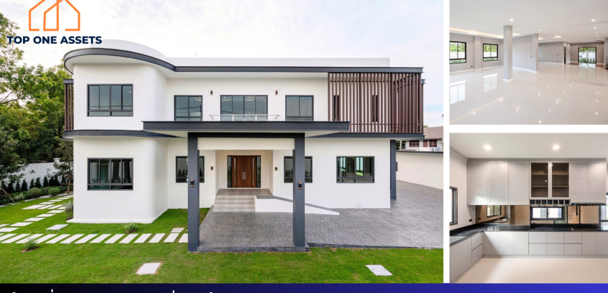 บ้านเดี่ยว กฤษดานคร ปิ่นเกล้า-พุทธมณฑลสาย 2 คฤหาสน์หรูตกแต่งใหม่ติดทะเลสาบ