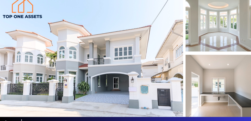 บ้านเดี่ยว มบ.ภัสสร 7 The Elegance รัตนาธิเบศร์ รีโนเวทใหม่ หลังใหญ่ ใกล้รถไฟฟ้า