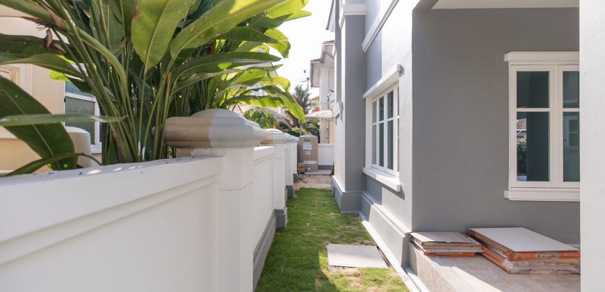 บ้านเดี่ยว มบ.ภัสสร 7 The Elegance รัตนาธิเบศร์ รีโนเวทใหม่ หลังใหญ่ ใกล้รถไฟฟ้า