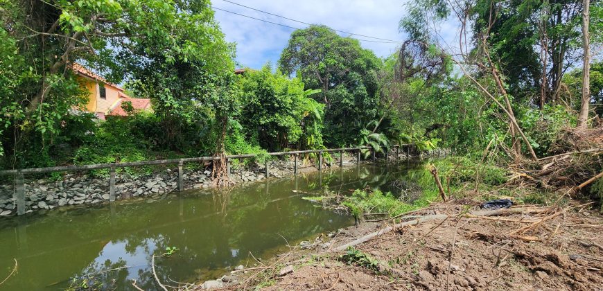 ที่ดินสวย ทำเลดี ริมคลองบางรักใหญ่  รถยนต์เข้าถึง ใกล้แหล่งชุมชน