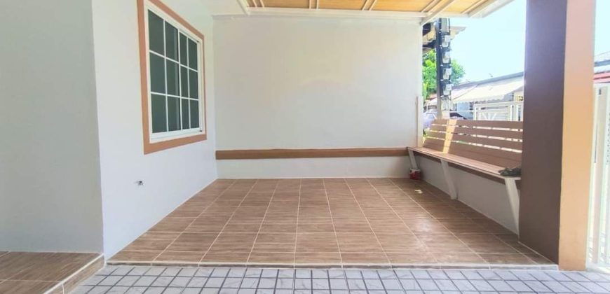 ทาวน์เฮ้าส์ชั้นเดียว รุ่นประหยัด หมู่บ้านพฤกษา3 ซ.154  รีโนเวท