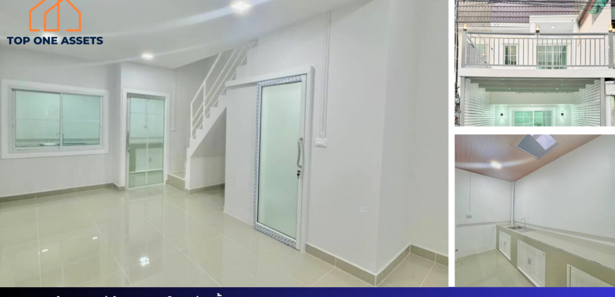 ทาวน์เฮาส์ 2 ชั้น หมู่บ้านบางใหญ่ซิตี้ โครงการติด รถไฟฟ้าสายสีม่วง