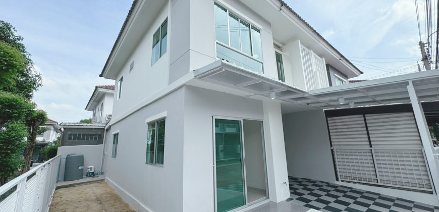 ทาวน์โฮม รีโนเวท หลังมุม พฤกษาวิลล์ 43 (พระราม5-นครอินทร์) ซ.วัดตะเคียน