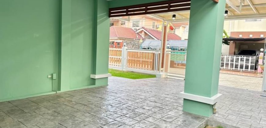 บ้านเดี่ยว หมู่บ้านคุณาภัทร1 ซ.6 เหมาะกับครอบครัวใหญ่ โครงการคุณภาพมีนิติบุคคล