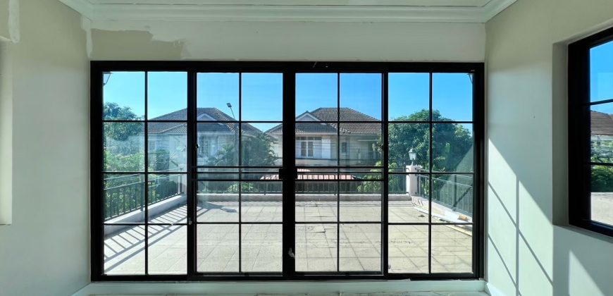 บ้านเดี่ยวหลังมุม หมู่บ้านธารา ราชพฤกษ์-ปิ่นเกล้า โครงการทำเลดี ย่านสวนผัก