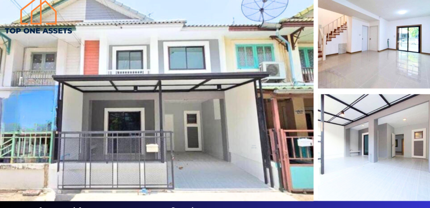 ทาวน์เฮ้าส์ 2 ชั้น หมู่บ้านพฤกษา16 บางใหญ่-ซอยกันตนา รีโนเวทใหม่พร้อมเข้าอยู่