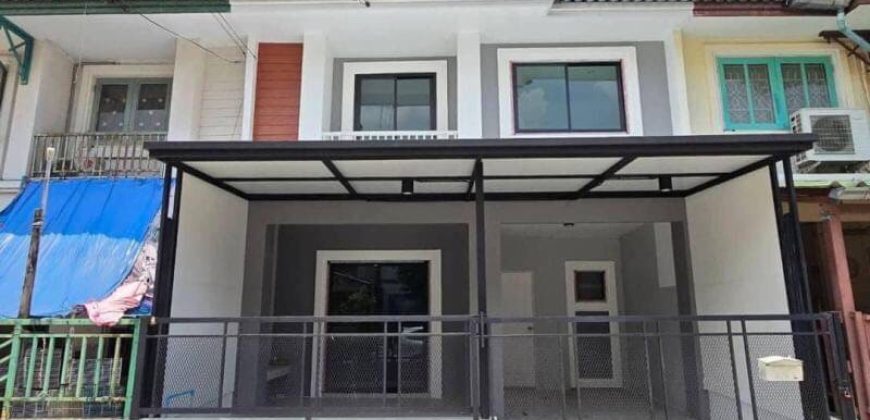 ทาวน์เฮ้าส์ 2 ชั้น หมู่บ้านพฤกษา16 บางใหญ่-ซอยกันตนา รีโนเวทใหม่พร้อมเข้าอยู่