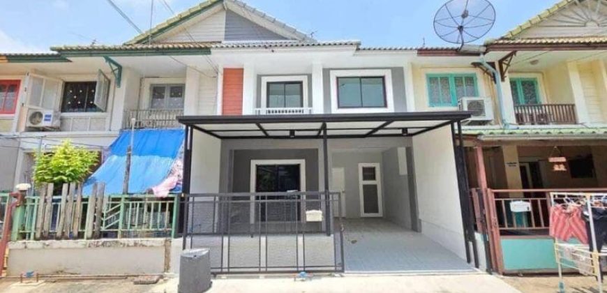 ทาวน์เฮ้าส์ 2 ชั้น หมู่บ้านพฤกษา16 บางใหญ่-ซอยกันตนา รีโนเวทใหม่พร้อมเข้าอยู่