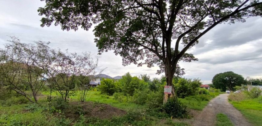 ที่ดินถมแล้ว สวย ๆ เข้าออกได้หลายทาง ใกล้ถนนกาญจนาภิเษก บางบัวทอง นนทบุรี