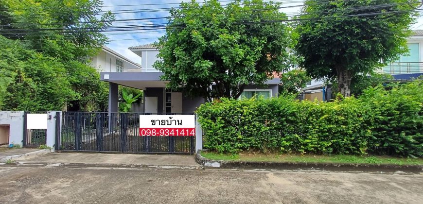 บ้านเดี่ยว หมู่บ้านโฮมเพลส วงแหวน-รัตนาธิเบศร์ บ้านสวย ใกล้แหล่งชุมชน