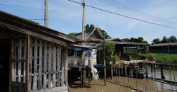 ที่ดินนนทบุรี ริมแม่น้ำเจ้าพระยา หน้าติดถนน หลังติดแม่น้ำ ราคาจับต้องได้