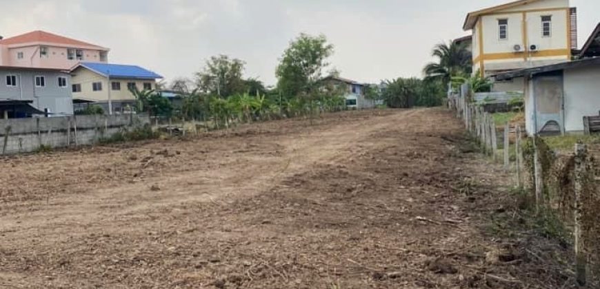 ที่ดินริมน้ำถมแล้ว ซอยวัดดาวเรือง ติดคลองบางหลวงเชียงราก ปทุมธานี