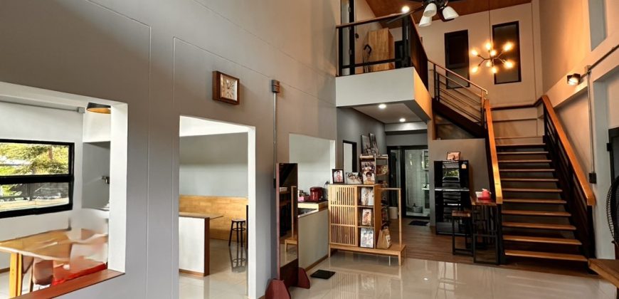 บ้านเดี่ยว 2 ชั้นสไตล์ Loft พร้อมที่ดิน 63 ตรว. ย่านบางกรวย-ไทรน้อย ติดการไฟฟ้าฝ่ายผลิต (กฟผ.)