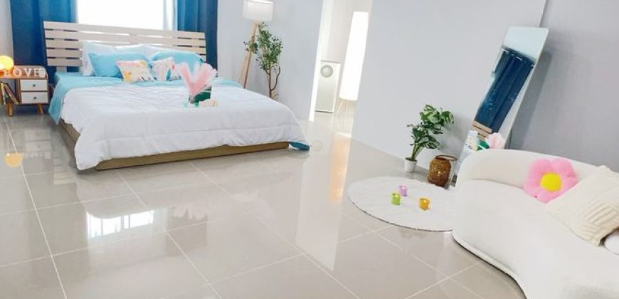 บ้านแฝดห้องริม 36 ตรว. พื้นที่ใช้สอยจัดเต็มเหมือนบ้านเดี่ยว หมู่บ้านศิริวรรณ1 นนทบุรี เพียง 3.49ล้าน
