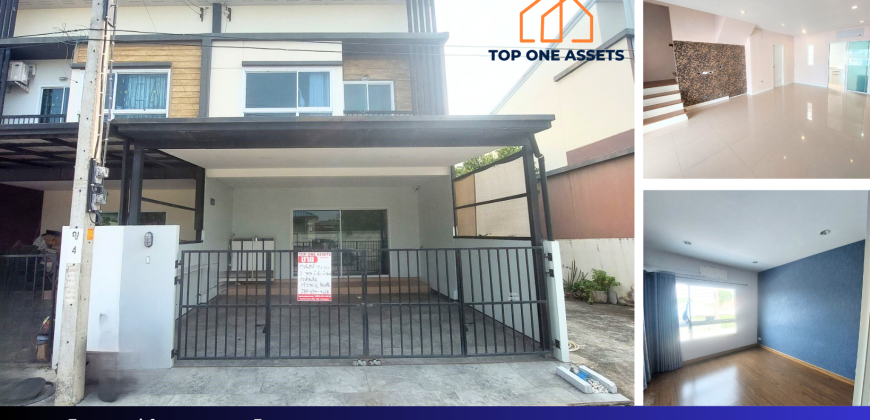 ทาวน์โฮม 2 ชั้น หมู่บ้านวิลเลต ไลท์ รัตนาธิเบศร์ หน้าบ้านไม่ชนใคร ต่อเติมครบ ทำเลดีเยี่ยม