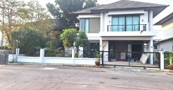 บ้านเดี่ยว หมู่บ้านเลควิว พาร์ค บางนา บ้านต้นโครงการติดประตูทางออกและสวนสาธารณะ เพียง 7.5 ล้าน