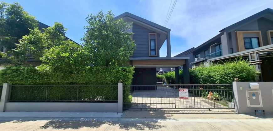 บ้านเดี่ยวหลังใหญ่ หมู่บ้าน คณาสิริ ราชพฤกษ์346 สวย สภาพใหม่เจ้าของไม่ค่อยอยู่