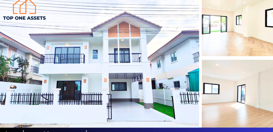 บ้านเดี่ยว ราคาโดนใจ หมู่บ้านทรัพย์หมื่นแสน2 ราชพฤกษ์346 ปทุมธานี