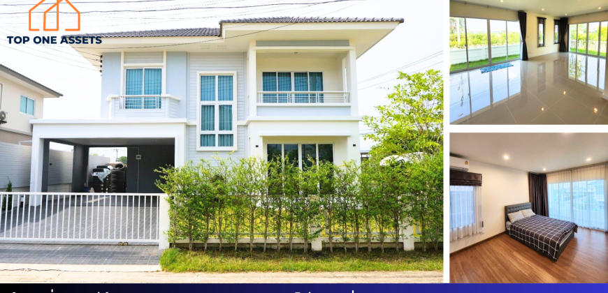 บ้านเดี่ยวหลังมุมสุดพิเศษ เดอะแพลนท์ คลองบางไผ่ สเตชั่น พื้นที่ 52.8 ตรว. ในราคาสุดคุ้มเพียง 4.3 ล้านบาท