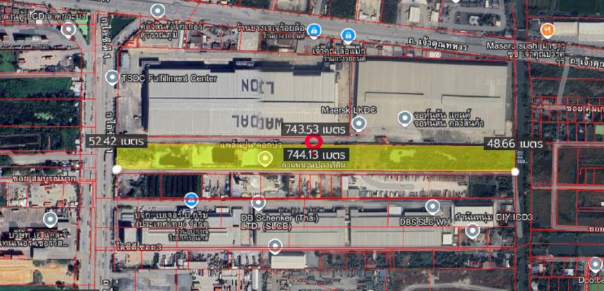ที่ดินศักยภาพสูง ทำเลทอง ลาดกระบัง เนื้อที่ 23-1-48 ไร่ เหมาะแก่การลงทุน