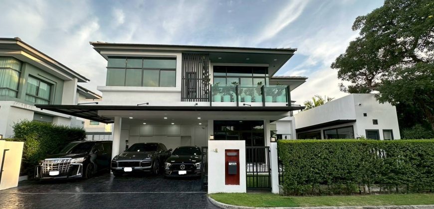 บ้านเดี่ยว เศรษฐสิริ ศรีนครินทร์-พระราม 9 แปลงมุมติดสวน 77 ตร.วา พร้อมอยู่ 16.9 ล้าน