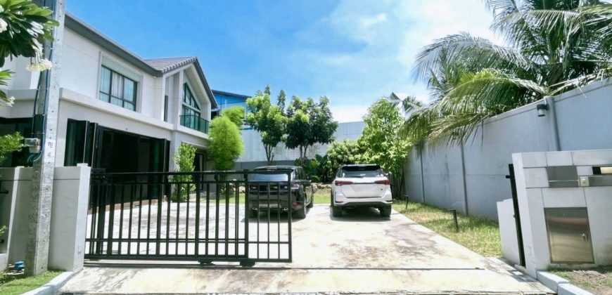 บ้านเดี่ยวพื้นที่ใหญ่สุดในโครงการ บางกอก บูเลอวาร์ด พระราม 5 อายุบ้าน 3 ปี ราคาสุดคุ้ม