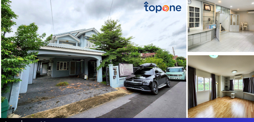 *บ้านเดี่ยวหลังใหญ่ 76 ตรว.พื้นที่ใช้สอยจัดเต็ม หมู่บ้านชลลดา บางบัวทอง สภาพดี พร้อมอยู่