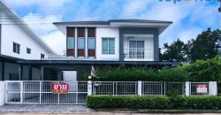 *บ้านเดี่ยวหลังมุม สภาพใหม่ หน้าบ้านทิศใต้ แลนซีโอคริป รัตนาธิเบศร์-สถานีท่าอิฐ