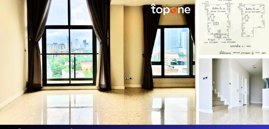 คอนโด Duplex เดอะ เครสท์ สุขุมวิท 34 ใหม่เอี่ยม! 2ห้องนอน ที่จอดส่วนตัว พร้อมอยู่ทันที!