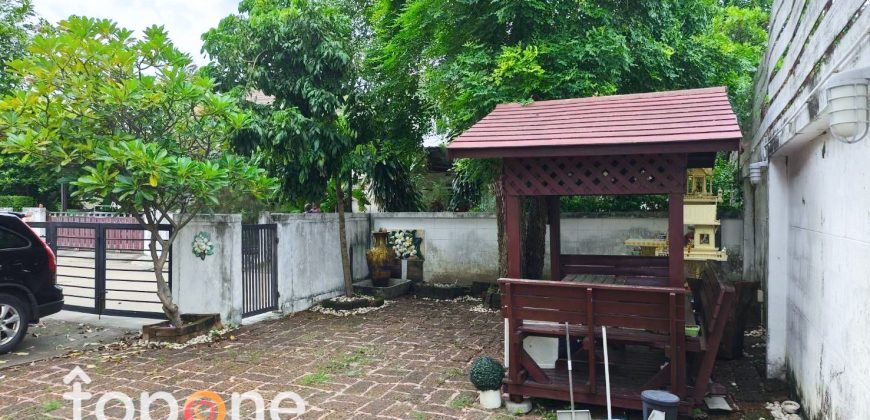 บ้านเดี่ยวหลังมุม สราญสิริ ราชพฤกษ์-แจ้งวัฒนะ 70.6 ตร.ว. 4ห้องนอน ใจกลางเมือง ราคาพิเศษ 9.5 ล้าน