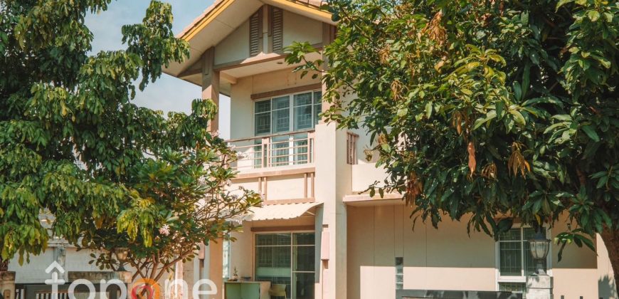 บ้านเดี่ยวหลังมุม สราญสิริ ราชพฤกษ์-แจ้งวัฒนะ 70.6 ตร.ว. 4ห้องนอน ใจกลางเมือง ราคาพิเศษ 9.5 ล้าน