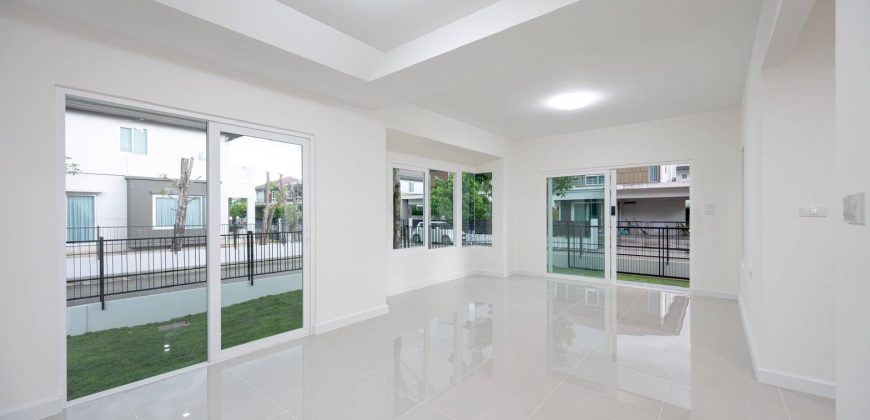 บ้านเดี่ยวหลังมุม ชัยพฤกษ์ ปิ่นเกล้า-กาญจนา รีโนเวทใหม่ ใกล้สวน พื้นที่ 50.4 ตร.วา Vายต่ำกว่าประเมิน