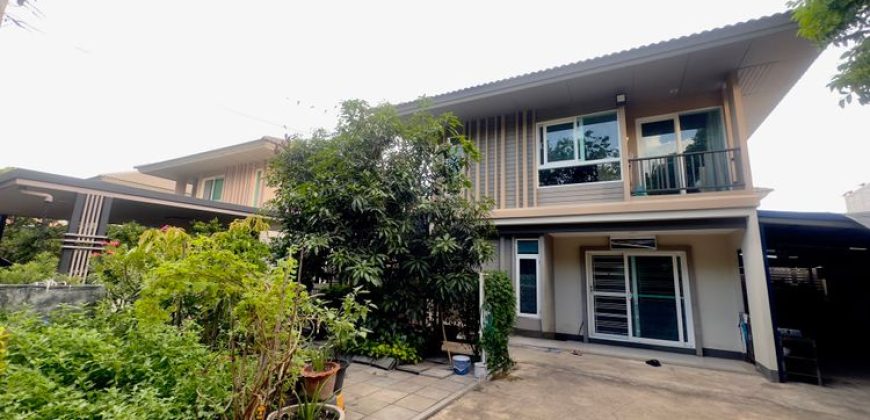 บ้านเดี่ยวหลังมุม คณาสิริ วงแหวน-พระราม 5 พื้นที่ 84.9 ตรว. เพียง 4.39 ล้าน ใกล้ MRT ตลาดบางใหญ่