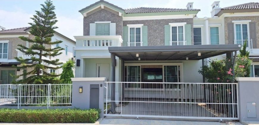 *บ้านแฝด อัญญ่า ราชพฤกษ์- นครอินทร์ บิ้วอินครบ หน้าบ้านไม่ชนใคร มีสวนหลังบ้าน ทำเลดี