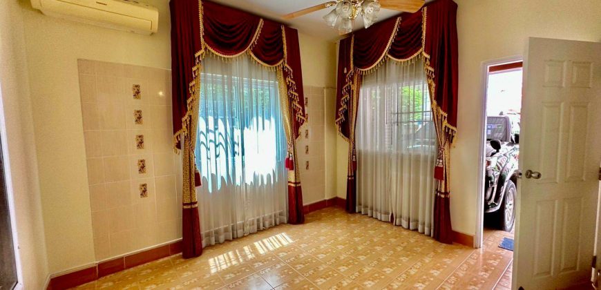 บ้านเดี่ยวภัสสร 7 รัตนาธิเบศร์ พื้นที่ 57.1 ตรว. ใกล้รถไฟฟ้าสีม่วงสถานีบางพลู พร้อมอยู่ ราคา 5.49 ล้าน