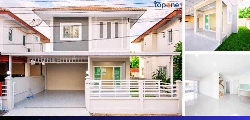 บ้านรีโนเวทใหม่ ซอยวัดส้มเกลี้ยง หมู่บ้านบางกอกการ์เด้นท์ พื้นที่ 39ตร.วา เพียง 3.35ล้าน
