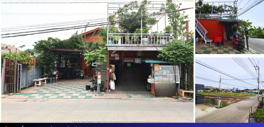 +บ้านเดี่ยว 2 หลัง พร้อมร้านค้า ที่ดิน 100 ตรว. ซอยท่าอิฐ ใกล้ราชพฤกษ์ เพียง 6.5 ล้าน