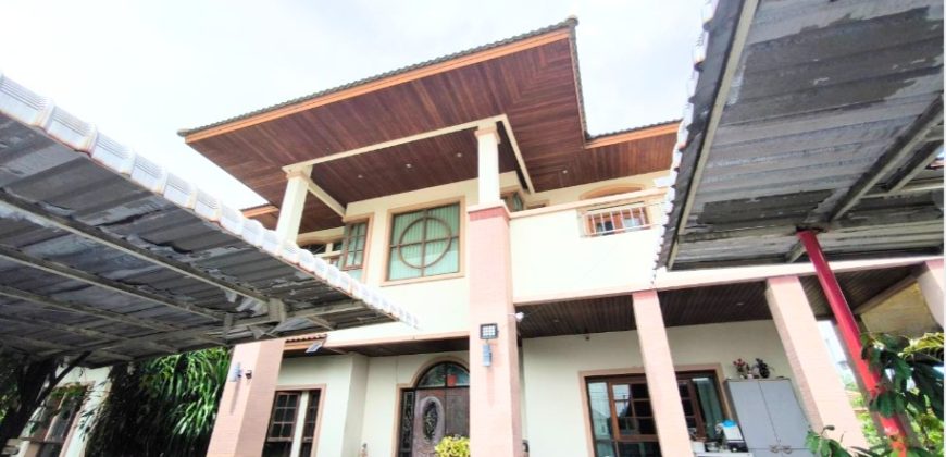 บ้านเดี่ยวหลังใหญ่พื้นที่ 2 ไร่ ภายในบ้าน Built-in ไม้มะค่าทั้งหลัง บางไผ่ซอย7 นนทบุรี