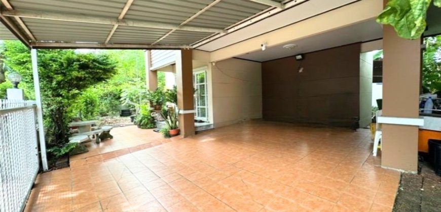 *บ้านเดี่ยวหลังมุม พื้นที่ 79.8 ตรว. หมู่บ้านซื่อตรง-บางใหญ่ ทำเลดี ถนน 8 เลน เพียง 3.9 ล้าน