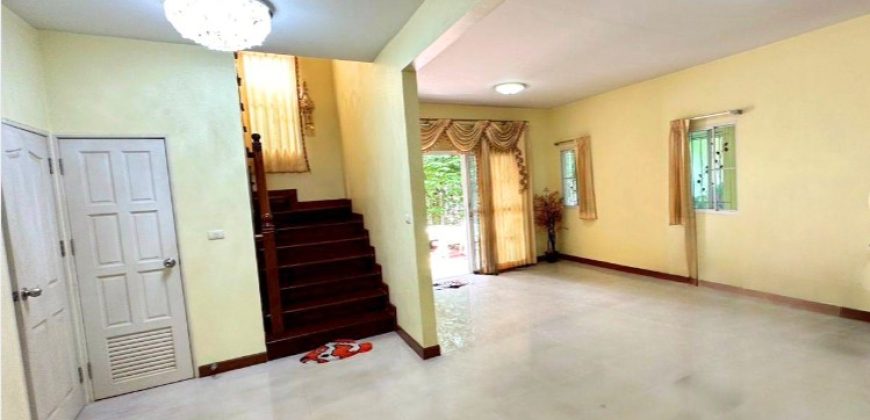 บ้านเดี่ยวภัสสร 7 รัตนาธิเบศร์ พื้นที่ 57.1 ตรว. ใกล้รถไฟฟ้าสีม่วงสถานีบางพลู พร้อมอยู่ ราคา 5.49 ล้าน